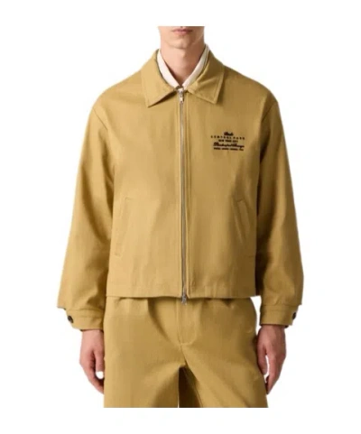 Bode Central Park Printed Cotton-twill Jacket In Brown