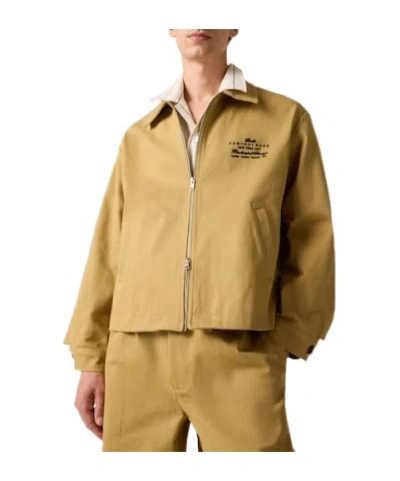 Bode Central Park Printed Cotton-twill Jacket In Brown