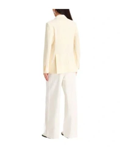 Max Mara Minimalist Doublebreasted Blazer In Brown