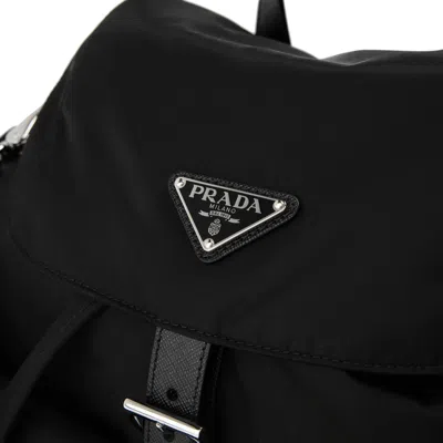 Prada Renylon Metropolitan Backpack Shoulder Straps In Red