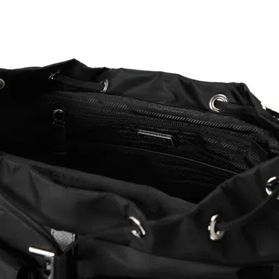 Prada Renylon Metropolitan Backpack Shoulder Straps In Red