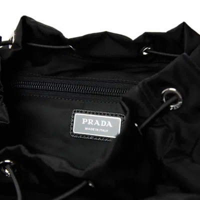 Prada Re-nylon And Saffiano Leather Backpack In Brown