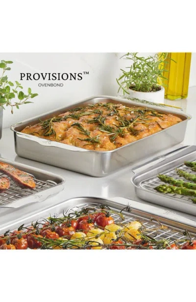 Hestan Ovenbond Tri-ply Rectangular Baker In Silver