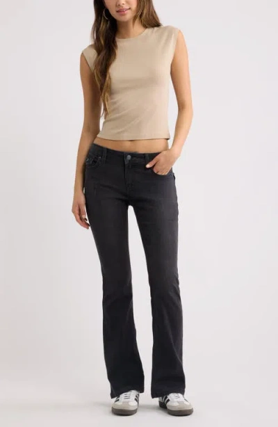 Bp. Low Rise Bootcut Jeans In Black