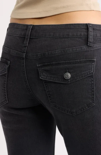 Bp. Low Rise Bootcut Jeans In Black