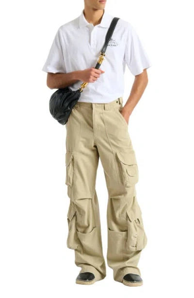 Balmain Vine Polo In White