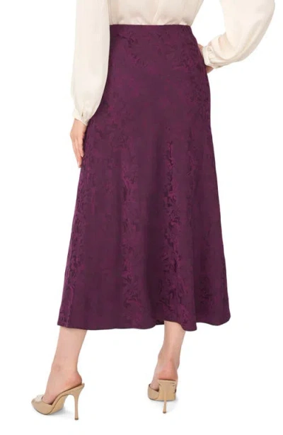 Halogenr Halogen(r) Jacquard Pull-on Midi Skirt In Winter Bloom