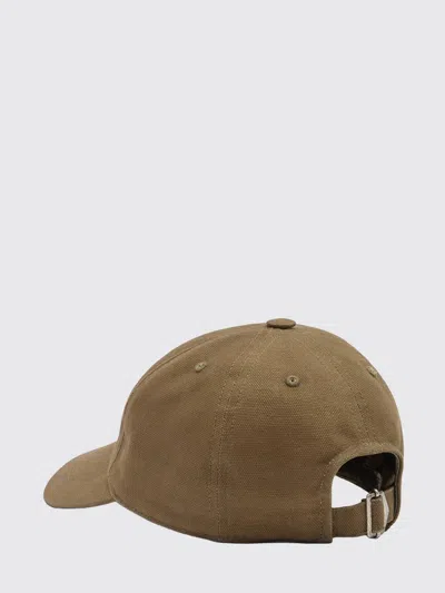 Isabel Marant Tomas Cotton Baseball Cap With Embroidered Logo In Brown