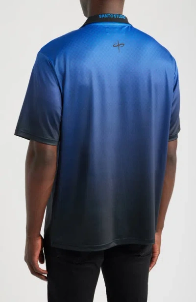 Santo Studio Gradient Graphic Polo In Multicolor