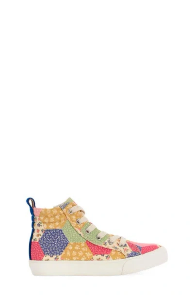 Boden Kids' Patchwork High Top Sneaker In Multi