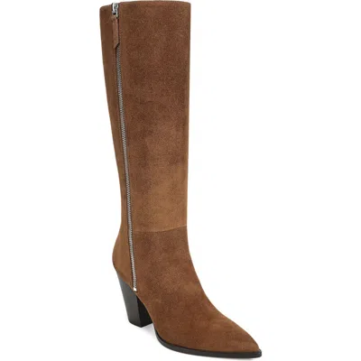 Veronica Beard Levanne Leather Knee High Boot In Multi