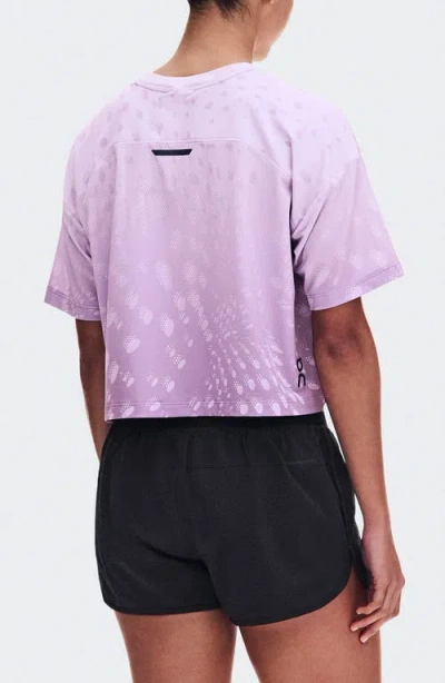 On Performance Volt-t Performance Graphic T-shirt In Purple