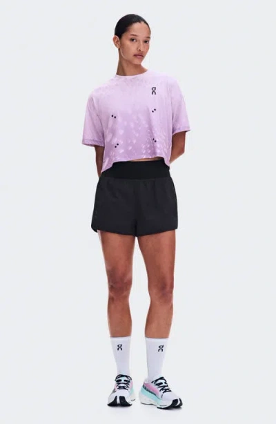 On Performance Volt-t Performance Graphic T-shirt In Purple