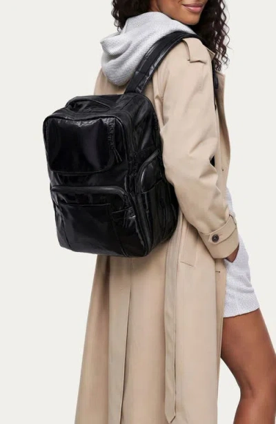 Aimee Dakota Ripstop Laptop Backpack In Black