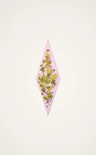 La Doublej Diamond Scarf In Pink
