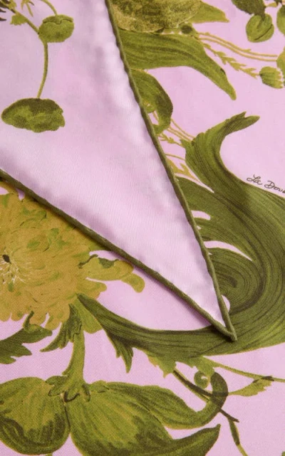 La Doublej Diamond Scarf In Pink
