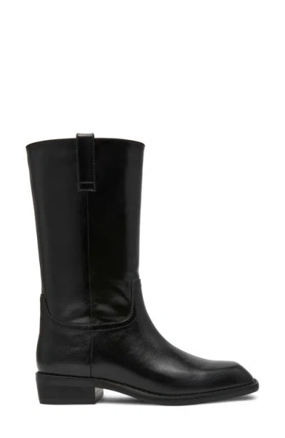 Steve Madden Primo Tall Leather Boot In Black