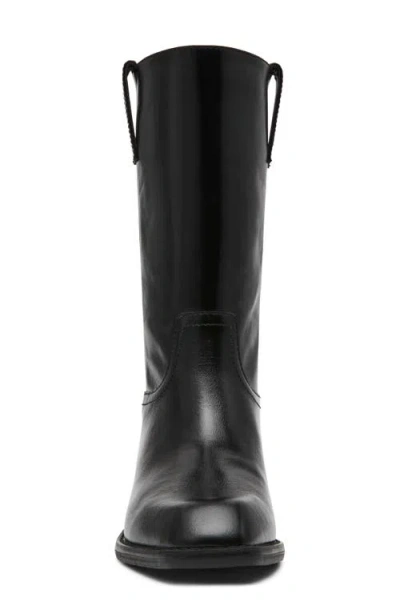 Steve Madden Primo Tall Leather Boot In Black