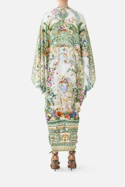 Camilla T Shape Long Kaftan In Multi