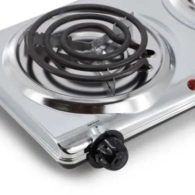 Better Chef 1500 W Dual Element Electric Countertop Range In Silver