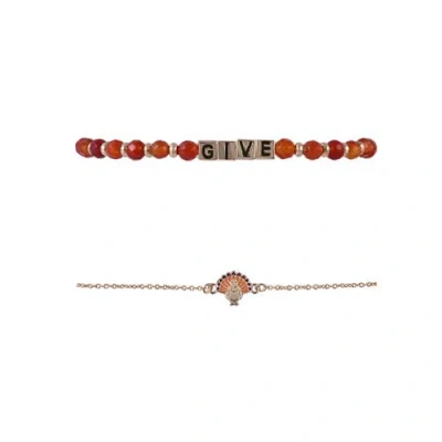 Hallmark 8pc Fall Theme Bracelet Set In Multi