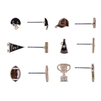 Hallmark Game Day Trophy 6pk Earring Set In Multi