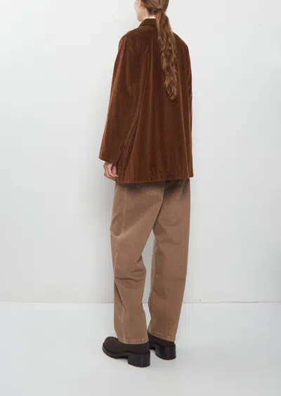 Casey Casey Soleil Corduroy Jacket In Tan