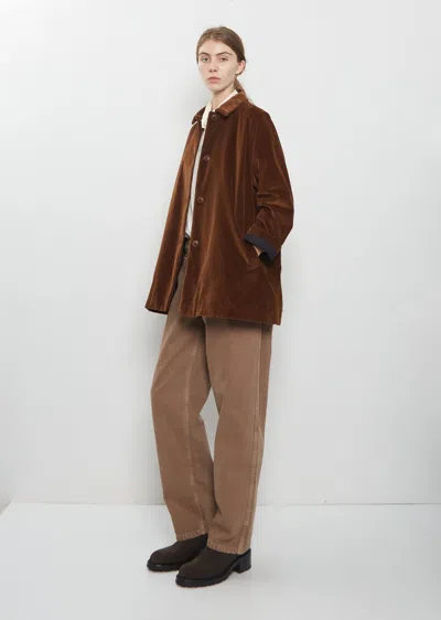 Casey Casey Soleil Corduroy Jacket In Tan