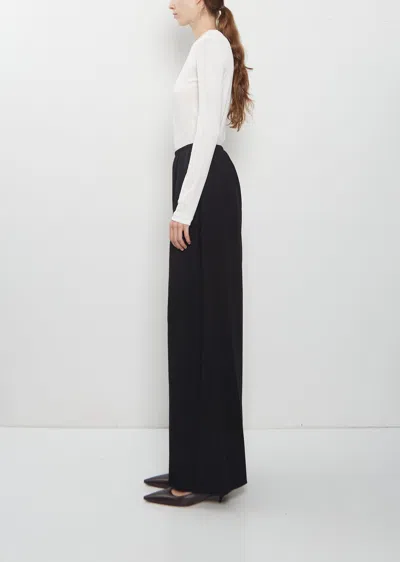 The Row Gala Wool Pant In Black