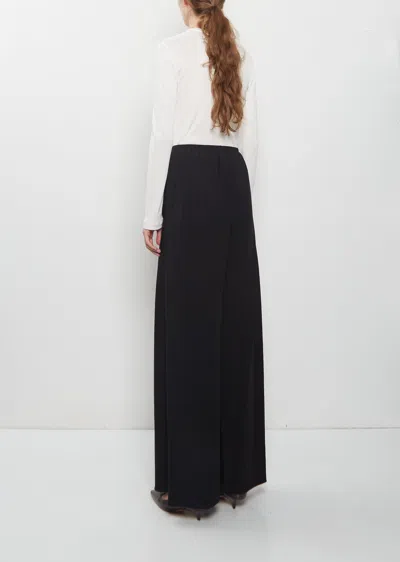 The Row Gala Wool Pant In Black