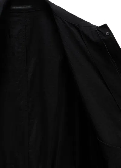 Y's U-back Tiered Coat In Black