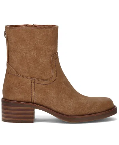 Frye And Co Miranda Low Zip In Brown