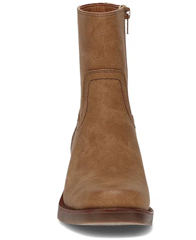 Frye And Co Miranda Low Zip In Brown