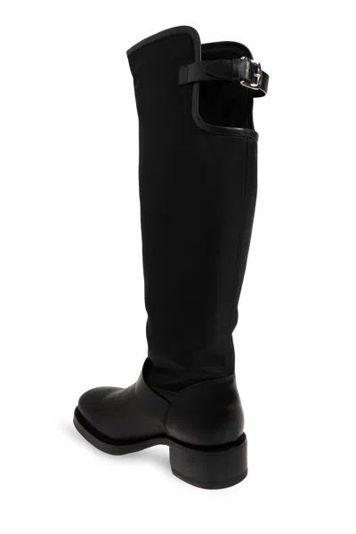 Dsquared2 Round-toe Tall Boots In Black