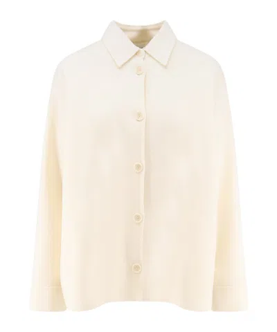 Aspesi Button-front Long-sleeve Casual Jacket In Gold