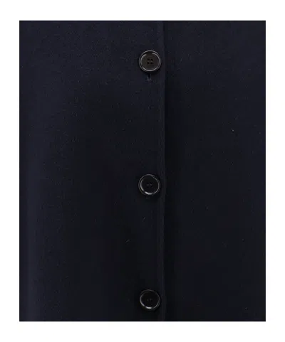 Aspesi Button-fastening Long-sleeve Jacket In Blue