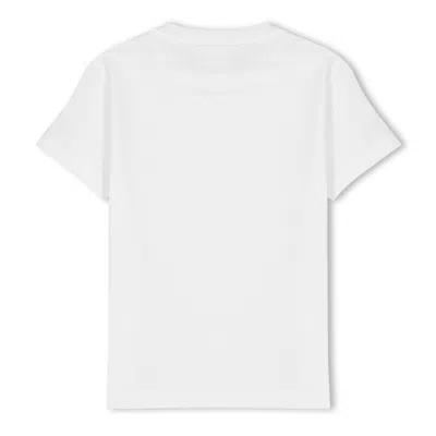 Fendi Spray-effect Logo-print T-shirt In White
