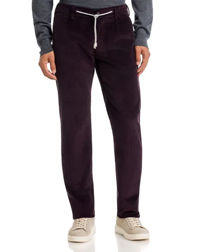 Eleventy Cotton Modal Drawstring Jogger Pants In Multi