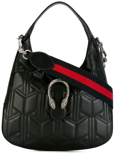 Shop Gucci Small Dionysus Web Detail Hobo Bag