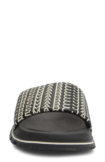 Marc Jacobs The Monogram Slide Sandal In Multi