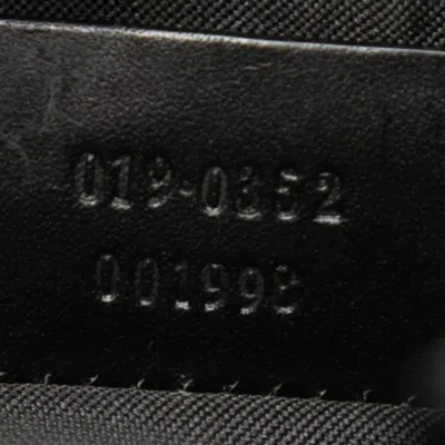 Pre-owned Gucci Black Canvas Leather Backpack ()