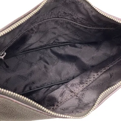Pre-owned Longchamp Dark Brown Leather Shoulder Bag ()