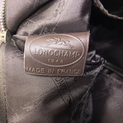 Pre-owned Longchamp Dark Brown Leather Shoulder Bag ()