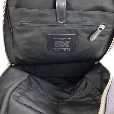 Pre-owned Coach Black Pvc Backpack ()