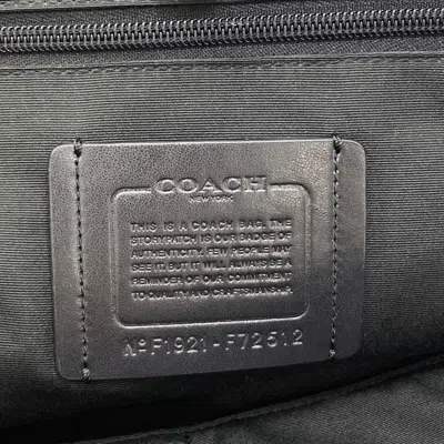 Pre-owned Coach Black Pvc Backpack ()