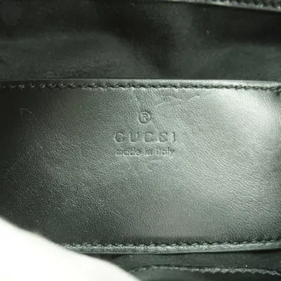 Pre-owned Gucci Black Leather Backpack ()