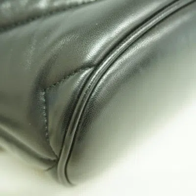 Pre-owned Gucci Black Leather Backpack ()