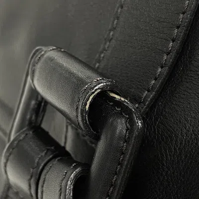 Pre-owned Chanel Black Leather Backpack ()