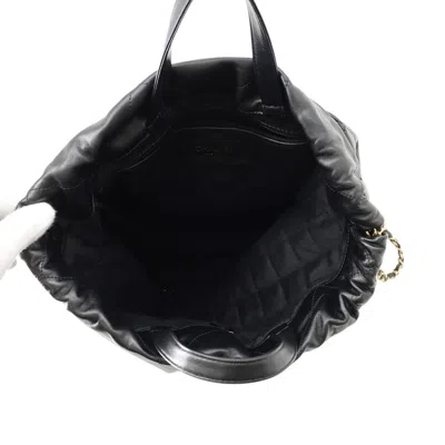 Pre-owned Chanel Black Leather Backpack ()