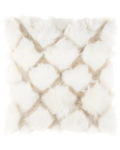 Surya Kandi Polyester Pillow In Cream